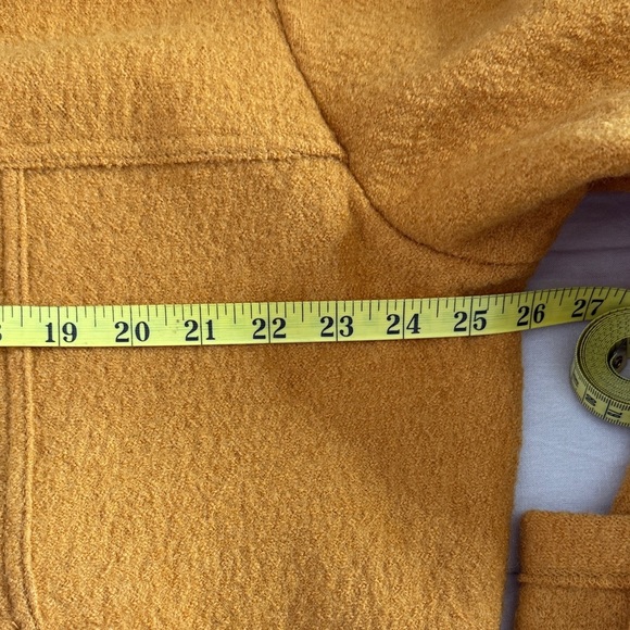 Live a Little Golden Pea Coat - Picture 10 of 11